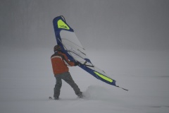 Long Pond Snow kite+Kitwing 2.8.15
