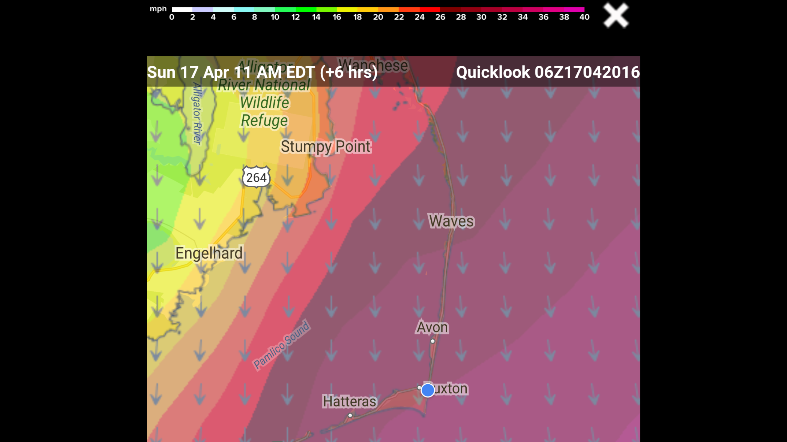 Hatteras forecast