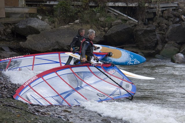 Joe and Bill launch at Webster Park